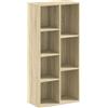 vidaXL Libreria Rovere Sonoma 50x25x105 cm in Legno Multistrato