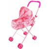 KiBcsLic Passeggino Bambole Rosa Educativo Carrozzina Giocattolo Bambole Design Realistico Gioco Infantile per Bambine, Bambini
