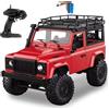CONUSEA Auto RC Jeep Defender 4x4 1:12 Crawler Radiocomandata 2.4GHz Luci LED 3 Colori