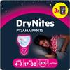 Pannolini assorbenti notturni Huggies DryNites per la pipì a letto, pe