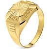 Gioielleria Lucchese Oro Anello Uomo Oro Giallo 18 kt GL102576