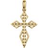Gioielleria Lucchese Oro Ciondolo Croce Oro Giallo 18kt GL102579