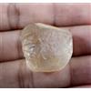64.75 Ct Zaffiro Giallo Naturale Topazio Dorato Grezzo Certified Healing T43937