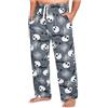 Disney Pantaloni Pigiama Uomo Adolescenti Morbido Confortevole Pantaloni Cotone con Tasche Abbigliamento da Casa Idee Regalo (M, Multi Jack)