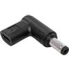 AKYGA Plug for Universal Notebook Adapter AK-ND-C02 USB-C / 5,5 x 2,1 mm