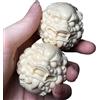 Generico Piccole palline Baoding | Palline cinesi Baoding | Ferro e Smalto | Palla da massaggio per esercizi salutari Brave Troops da 2 pezzi | Strumento tradizionale di meditazione antistress per donne, adult