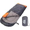 SWTMERRY- Sacco a Pelo 4 Stagioni (Estate, Primavera, Autunno, Inverno) Caldo e Freddo - Uso Leggero ed Impermeabile Interno ed Esterno per Bambini Adulti Escursionismo Zaino in Campeggio