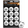 GEWO 3-Stern Tischtennisball Im Handlichen 12er Pack, Palla da Ping Pong Unisex Adulto
