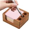 Generico Erogatore Di Note - Contenitore In Legno Per Blocco Note Da Scrivania - Porta Taccuini - Per Bambini Ragazzi Ragazze Adolescenti E Per Casa Studio Scaffale Libreria