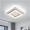 DELIPOP Plafoniera LED Soffitto Moderno, 30W 3375LM Lampadario Oro 6500K