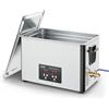 VEVOR Pulitore a Ultrasuoni da 30 L, Macchina Professionale per la Pulizia a Ultrasuoni, con Cestello di Pulizia e Schermo Digitale, in Acciaio Inossidabile da 480 W e 40 kHz per Parti, Carburatori