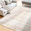 VEVOR Tappeto per Salotto, 1524 x 2134 mm Lavabile, Tappeto da Interno per Soggiorno, Antiscivolo e Antistrappo, per Animali Domestici e Bambini, per Camera da Letto, Soggiorno, Ingresso, Beige
