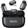 Boya Mini 2 (2 TX + 1 RX USB-C + 1 RX Lightning) nero