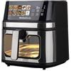 Melchioni Friggitrice Ad Aria Gaia Plus 8lt 2200w Display Colori Nero