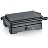 SEVERIN MultiGrill XL, 1800W, Piastra Ceramica (28x17 cm), PFAS-Free, Funzione Barbecue 180°, Temp. 230°C, Vassoio Rimovibile, 34,0 x 12,5 x 28,5 cm, Nero - KG 2391