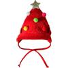 maxpo Cappello di Natale festivo per gatti, cappello di Natale per cani, berretto con corna di renna per animali domestici con palline colorate, cappello di Natale per animali domestici, copricapo per