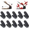 Exsink 10 Pezzi Porta Scarpe Salvaspazio Organizer Scarpe Portascarpe | Salvaspazio PP Organizzatore Scarpe 3 Piani Organizer per Scarpe per La Casa Porta Scarpe da Armadio Slot per Scarpe