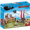PLAYMOBIL DreamWorks Dragons 9461, Skaracchio con lanciatore di pecore, Dai 4 anni