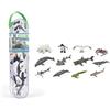 Collecta - Tubo Mini Animali Marini - 12 Minifigure - +3 - (DeQUBE 901A1211 - C)