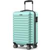 NUMADA - Trolley Bagaglio a Mano 55x40x20 (31L) Upfly XS Ultra Leggero ABS con Chiusura con Combinazione e 4 Ruote Doppie |Verde