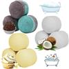Generico Pack 12 Mini Bombe da Bagno, Cioccolato Dubai, Cocco, Vaniglia, Cofanetto Relax, Benessere Vegano, Cosmetica Naturale, Idea Regalo Donna Uomo Unisex (MUTICOLOR, TRIS PROFUMAZIONI, 12 pezzi)