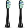 TrueLife SonicBrush Clean-Series - Testine di ricambio standard, senza BPA, rimozione della placca e cura dei denti (spazzole di ricambio nere)