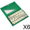 Set Di Domino Da 2-6 Pezzi, Gioco Puzzle, Attività, Gioco Da Viaggio,