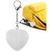 Generico Lampada da borsetta - Lampada da borsetta a forma di cuore con sensore tattile | da borsa, mini ricaricabile, mini luce luminosa ricaricabile per borsa, per portachiavi zaino da donna e ragazz