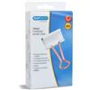 Rapesco 1508 Molle Fermacarte 19 mm, Bianco, Confezione da 80 | Clips in Metallo, Maniglie in Colore Oro Rosa