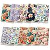 Pigna Nature Flowers - Confezione 10 Quaderni A5 carta Riciclata,righe margine
