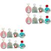 TENDYCOCO 8 Paia Orecchini Albero Di Natale Orecchio Di Natale Decorazione Dell'orecchino Gioielli Acrilici Orecchino Da Donna Per Le Vacanze Forniture Natalizie Acrilico