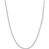 PROSTEEL Collana a Serpente Argento, 2,5mm 46cm, Collana Uomo Acciaio, Serpentina Agile, Catenina Versatile Solo o Impilato, Impermeabile