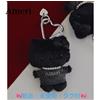 Ameri Moschettone portachiavi mascotte nero Ameri x Hello Kitty 9,5 cm nuovo con...