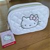 Sanrio Hello Kitty marsupio trapuntato con zip rosa pastello compatto 14x19 cm