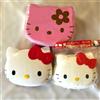 Hello Kitty Bento Box Set 3 Pezzi Piatti Personaggio Rosa Bianco Rosso con...