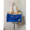 Hello Kitty 2003 Retro Blue Tote Bag Mini Boston Set inutilizzato vintage