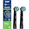 Oral-B - EB50BRB-2 CrossAction - Testina di ricambio per spazzolino elettrico ricaricabile, confezione da 2, colore: nero