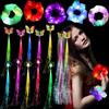 TaimeiMao Scrunchies Capelli LED 15 Pezzi, con LED Lampeggiante Fermagli per Capelli