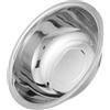 SOESFOUFU Bacinella per Pediluvio 35cm Rotonda in Acciaio Inox per Casa | Vasca Multifunzionale in Acciaio, Vaso per Lavare i Piedi, Argento, Stile Moderno, per Salone
