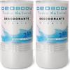 Carrito Feliz Deodorante All'allume Naturale In Pietra (Due unità da 120gr) Unisex. Antitraspirante Per Il Forte Sudore Delle Ascelle e Dei Piedi. Senza Alluminio E Senza Parabeni. 100% Naturale