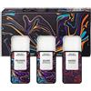 Generico Set balsamo solido - 3 pezzi, profumo balsamo tascabile portatile | Set di balsami con profumo solido a lunga durata per donne e ragazze, viaggi, appuntamenti, feste danzanti, lavoro d'ufficio,