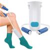 ZHANChen Aiuto per calze, calze a forma di U, per anziani e disabili, per calze e calze a compressione