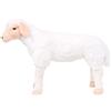 vidaXL Peluche pecora in piedi, bianco, XXL