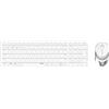 Rapoo 9750M Tastatur Maus enthalten RF Wireless + Bluetooth QWERTZ Deutsch Weiß (00215375)