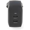 Nedis Caricabatterie da muro | 35 W | GaN | PD3.0 | Funzione di ricarica rapida | 1,75 / 2,33 / 2,92 / 3,0 A | Numero di uscite: 2 | 2x USB-C™ | Selezione automatica della tensione | Nero