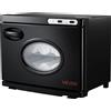 VEVOR scaldasalviette 23 L per 36 asciugamani con clip, struttura in acciaio inox e finestra trasparente, scaldasalviette caldo per spa, parrucchiere, salone di massaggi, funzione di riscaldamento a vapore e lampada di pulizia