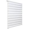 Sol Royal Tenda a rullo doppia Sol Royal SolDecor DL2, 130x150 cm, bianca - Fissaggio a morsetto senza foratura