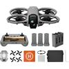 DJI Avata 360 Combo Fly More (RC 2) con accessori, drone a 360° con imaging 8K da 1 pollice per FPV e riprese aeree, con paraelica, Pad di atterraggio pieghevole (Avata 360 Fly More Combo)
