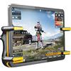 Ozkak Rapid Fire Tablet Trigger per iPad e Android Controller Joystick Gamepad Giochi 6 Dita Tiro Veloce 5 Livelli Compatibile con PUBG cod