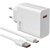 AOKUTDA Caricatore USB 67W con Cavo di Ricarica Tipo C 6A per Xiaomi Redmi Poco